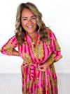 Roaring Tiger Midi Dress