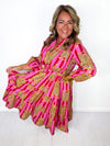 Roaring Tiger Midi Dress