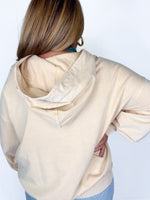 Patchwork Petals Hoodie Pullover