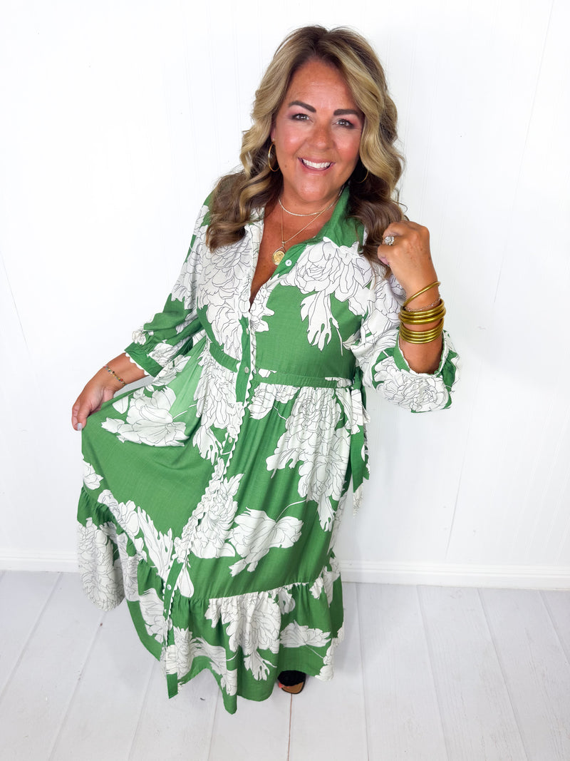 Enchanted Meadow Midi Dress