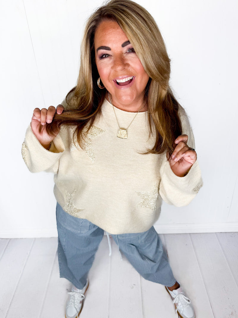 Shimmer Star Sweater