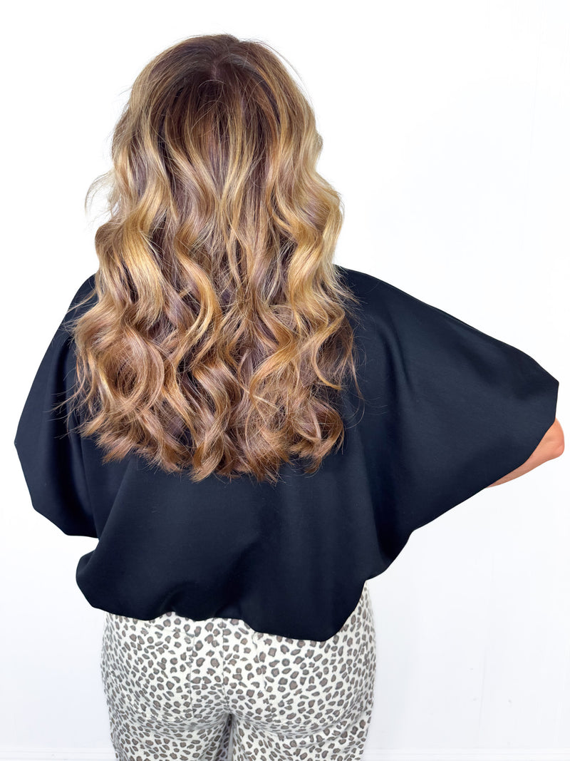 Midnight Bubble Top