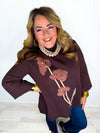 Brown Sugar Blossom Sweater