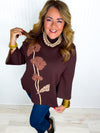 Brown Sugar Blossom Sweater
