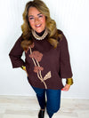 Brown Sugar Blossom Sweater