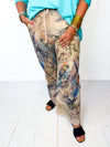 Fall Peacock Wide Leg Pants