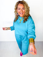 Blue Horizon Pants Set