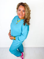 Blue Horizon Pants Set