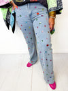 Jewels and Gems High Rise Jeans