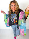 Piano Man 1994 Poncho Sleeve Top