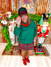 Holly Jolly Plaid Hat