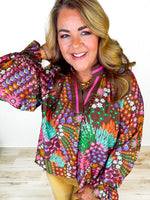 Floral Frenzy Top