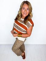 Spotted Spice Sweater Top