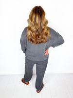 Cloud Nine Pants Set- Charcoal