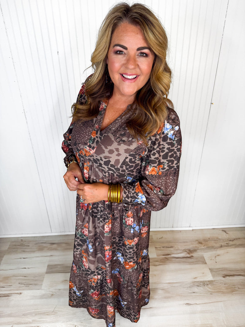 Fall Magic Midi Dress
