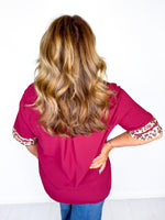 Leopard and Lattes Top