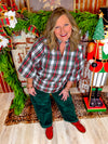 Christmas Cutie Plaid Top