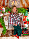 Christmas Cutie Plaid Top