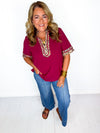 Leopard and Lattes Top
