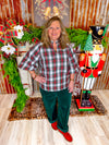 Christmas Cutie Plaid Top