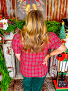 Holiday Hues Plaid Top