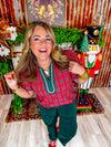Holiday Hues Plaid Top