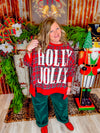 Holly Jolly Christmas Plaid Pullover