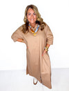 Adrienne- Cocoa Crush Midi Dress