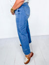 Risen- Taylor Crop Wide Pintuck Front Jeans