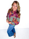 Harvest Hues Button Down Top