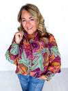Harvest Hues Button Down Top
