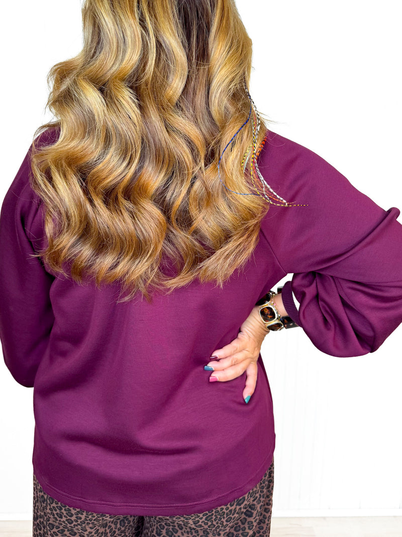 Plum Perfect Pullover