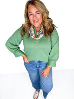 Mary Square- Jocelyn Top- Green