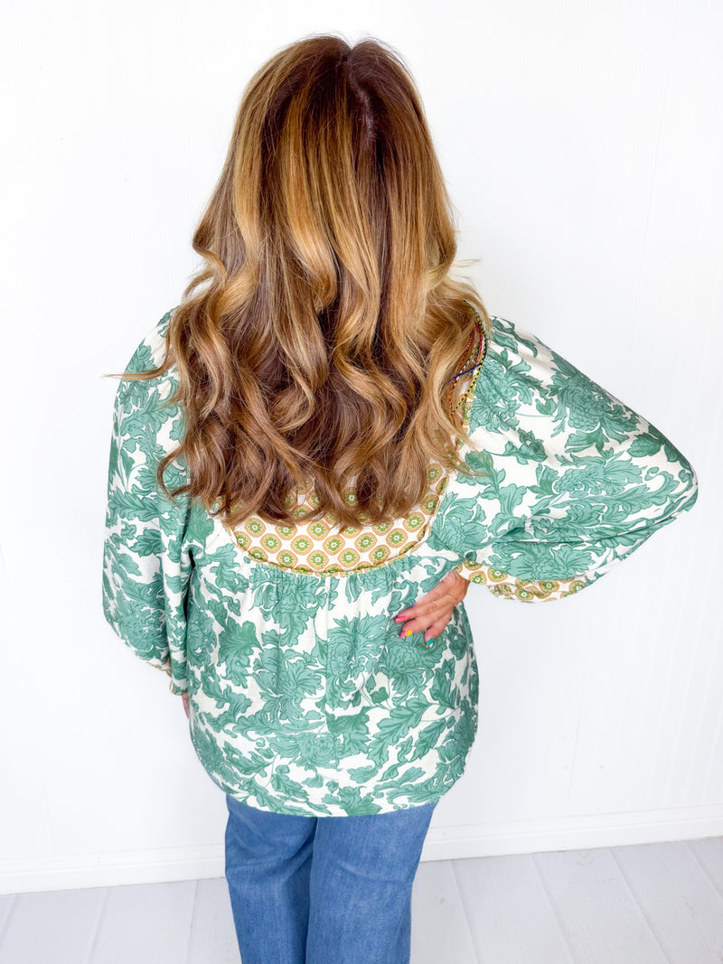 Sage Blossom Top