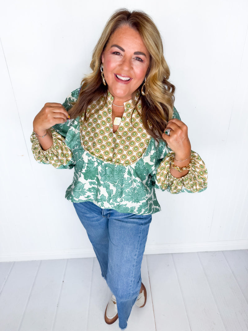 Sage Blossom Top