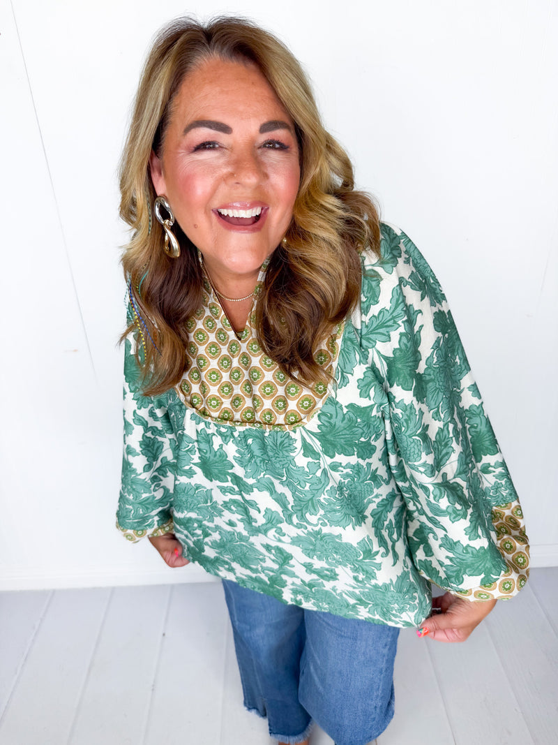 Sage Blossom Top