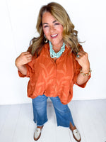 Pumpkin Spice Button Down