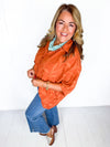 Pumpkin Spice Button Down