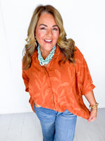 Pumpkin Spice Button Down