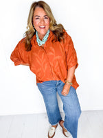 Pumpkin Spice Button Down