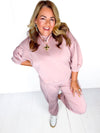 Cloud Nine Pants Set- Antique Rose