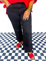 Blackout Blitz Wide Cuffed Jeans