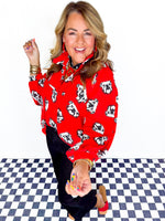 Adrienne- Morgan Bulldog Top