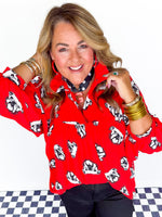 Adrienne- Morgan Bulldog Top