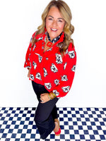Adrienne- Morgan Bulldog Top