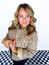 Risen- Untamed Leopard Denim Jacket