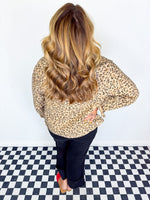 Risen- Untamed Leopard Denim Jacket