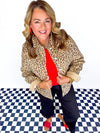 Risen- Untamed Leopard Denim Jacket
