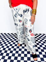 Rock and Roll Wide Leg Pants