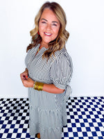 Sideline Chic Midi Dress